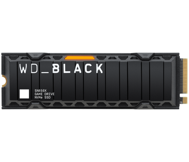 Sandisk 2TB M.2 PCIe Gen4 NVMe Black SN850X Heatsink - 1073281 - zdjęcie